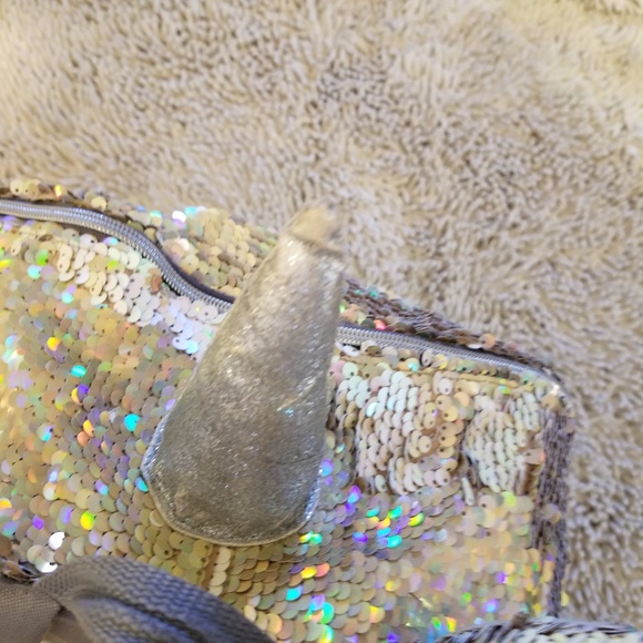Justice Girls Flip Sequin Unicorn Backpack - Picture 4 of 8